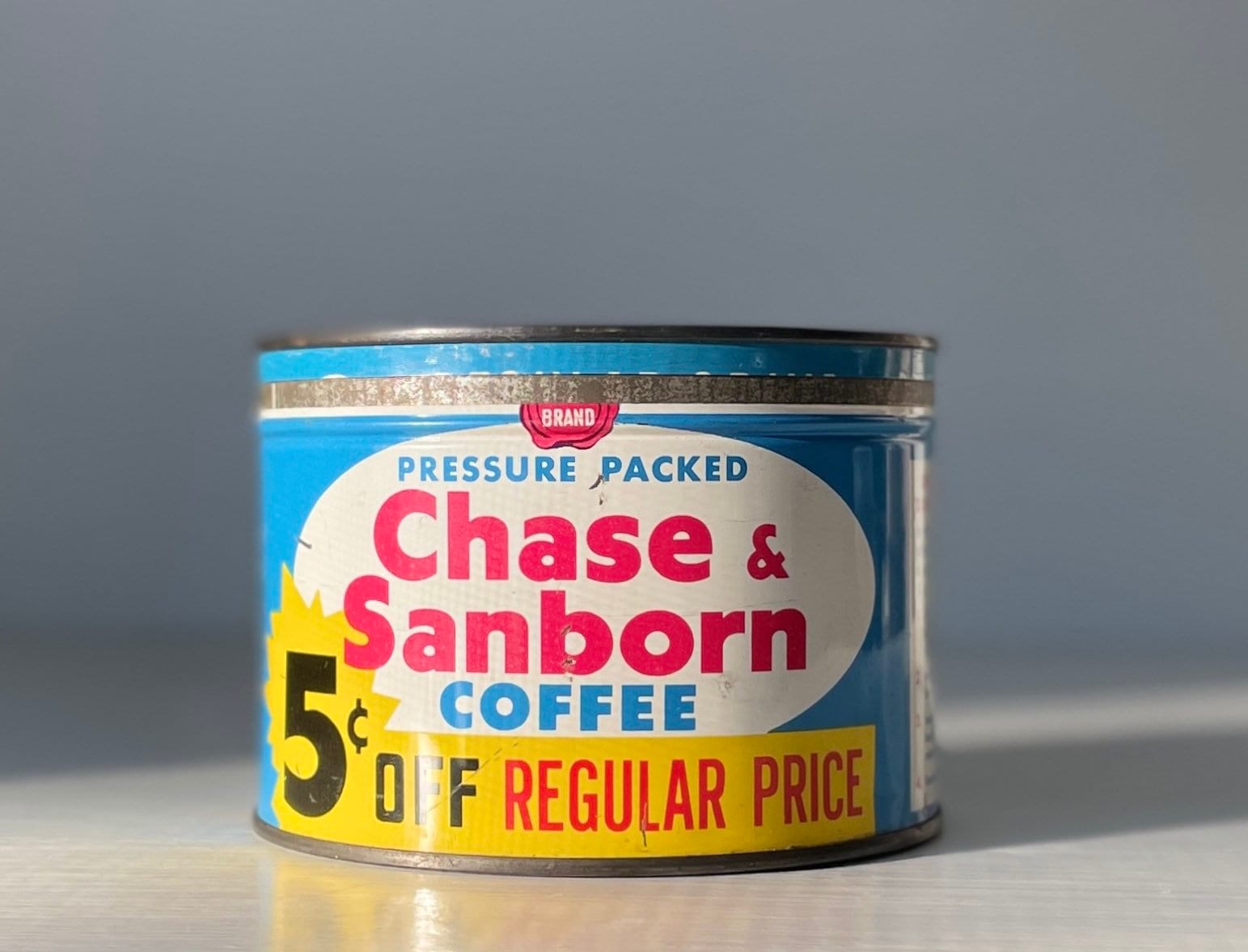 Vintage Tin Coffee Can Chase & Sanborn - Etsy