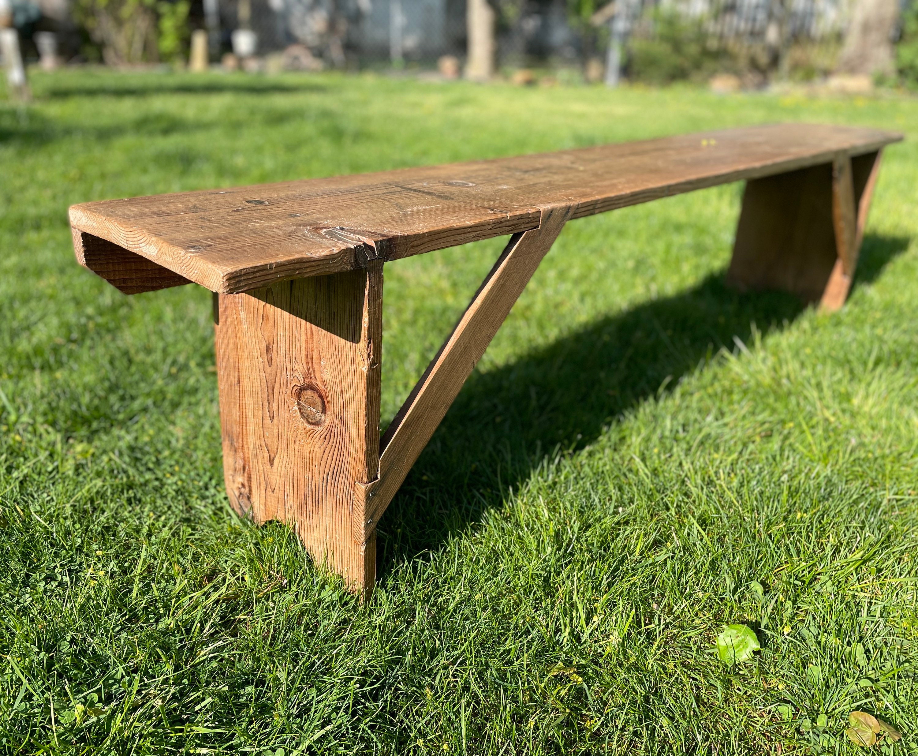 Antique Bench 72" - Primitive Farmhouse Furniture - Entryway Bench - Etsy