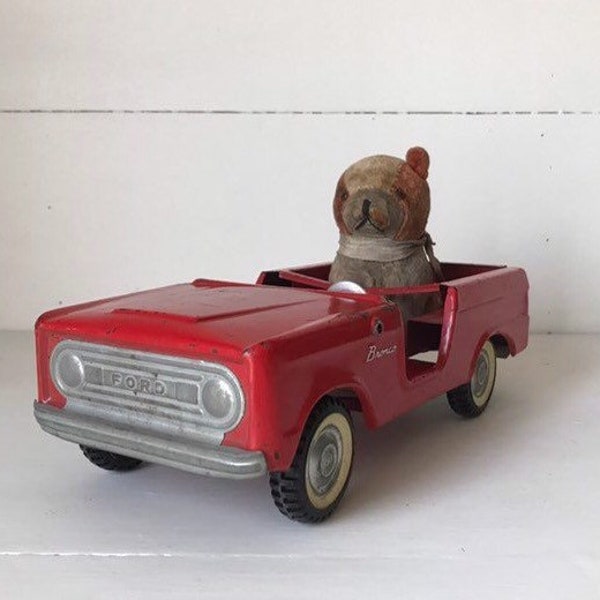 1960s Red Nylint Ford Bronco - Vintage Toy Car - Made in USA