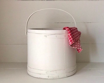 Large Wood Bucket - Vintage Firkin