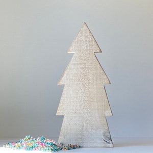 Wood Christmas Tree Decoration Minimalist Farmhouse Christmas Home Decor