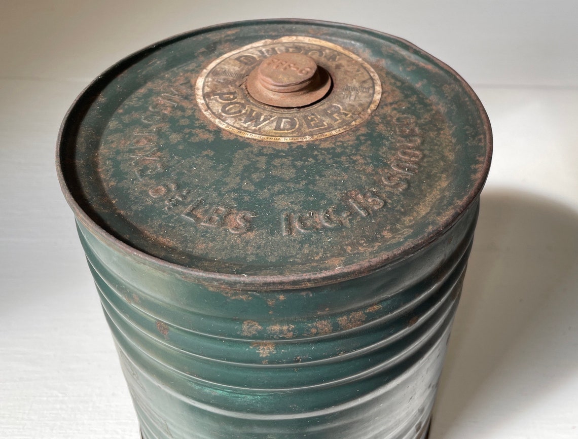 Antique Dupont Black Powder Keg Etsy