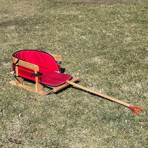 L L Bean Childs Pull Sled Vintage Childs Snow Toy