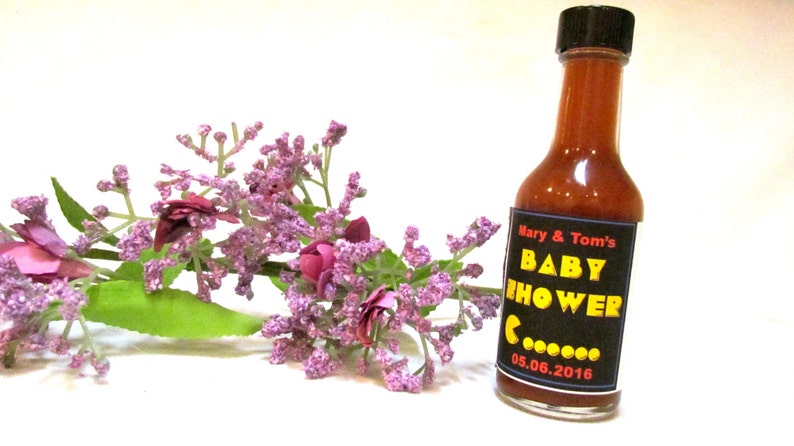 bbq sauce baby shower favors