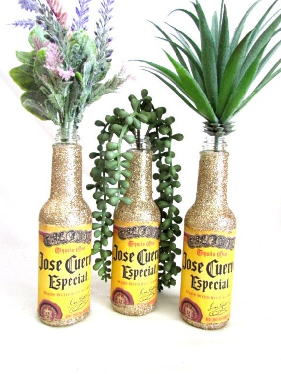 Mexican Party Decorations Set Of 6 Jose Cuervo Tequila Glittered