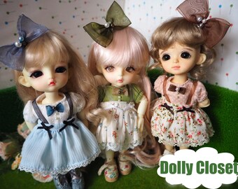 bjd doll outfit clothes LY022 (2 colors) for lati yellow fl pukifee Girl