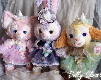 disney doll outfit clothes [DF003] (3 colors) unicorn dress set linabell stellalou cookieann duffy and friends shelliemay girl