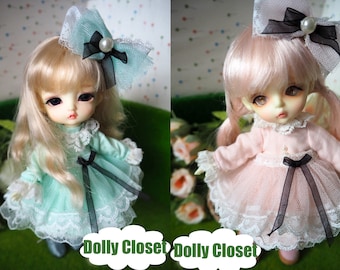 bjd doll outfit clothes dress LY017 (2 colors) for lati yellow fl pukifee Girl