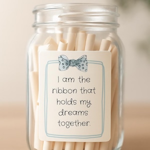 Girlcore Coquette Affirmation Cards: Feminine Self-Love Quotes (Digital Download PDF) Inspirational Cards, Daily Motivation