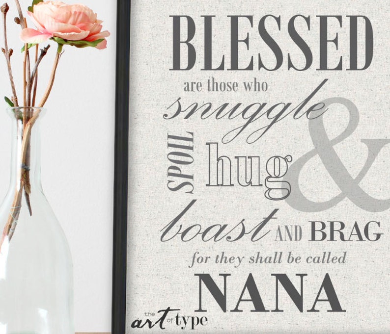 Nana Mothers Day Printable Gift Quote INSTANT DOWNLOAD ...