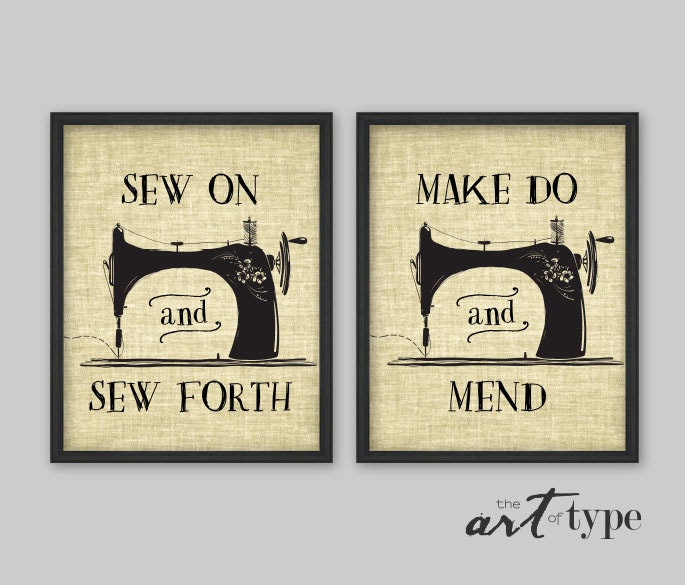 Sewing Quote Printable Sew on and Sew Forth INSTANT Download - Etsy