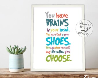 Self Confidence Quote You Are You Truer Than True Printable INSTANT DOWNLOAD 8x10 16x20 Print Tween Gift Gender Neutral Wall Art Homeschool