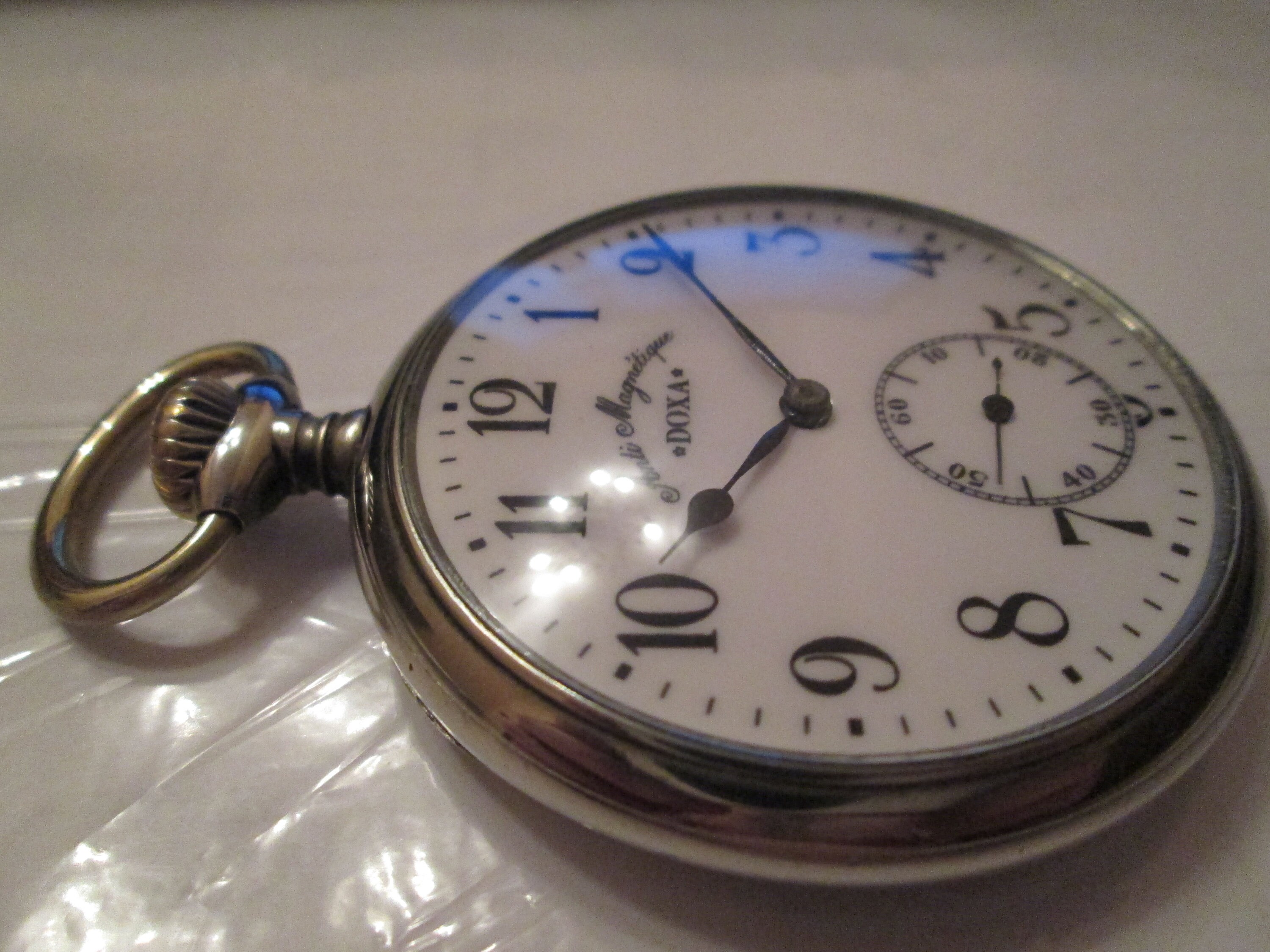 ANTIQUE DOXA Pocket Watch 15 Jewels Swiss Made Etsy
