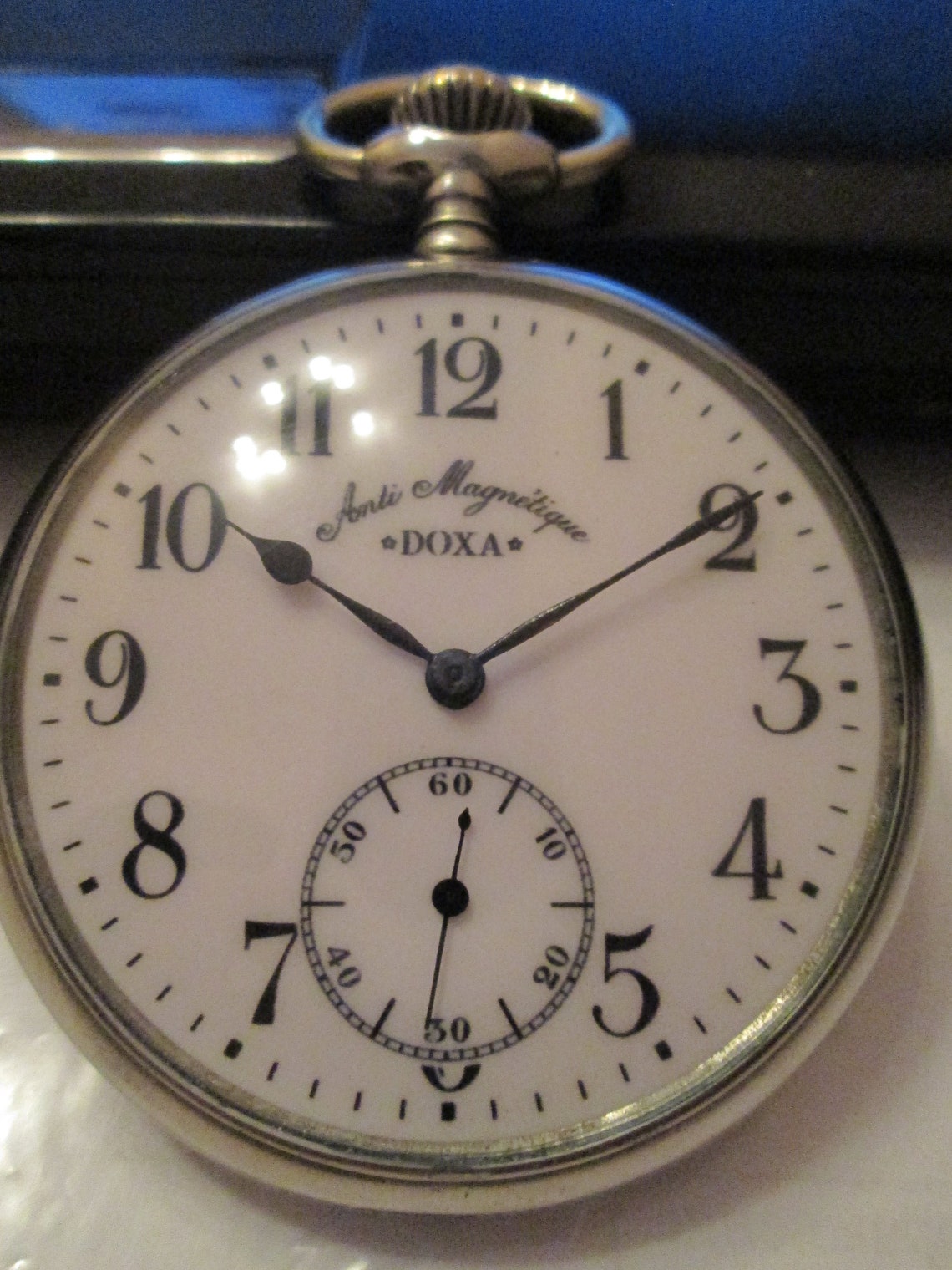 ANTIQUE DOXA Pocket Watch 15 Jewels Swiss Made Etsy