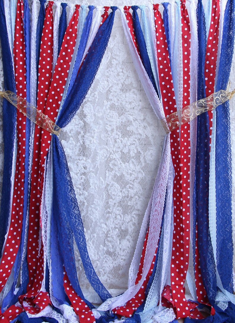 Blue White Lace Red Fabric Backdrop Props Photographybaby Etsy