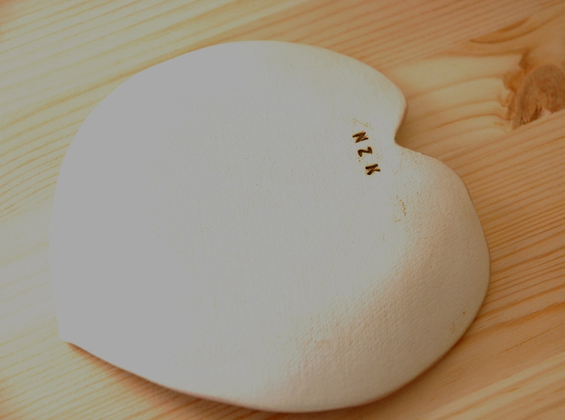 Ceramic Plate Leaf Plate Spoon Rest Ring Holder Dish Etsy