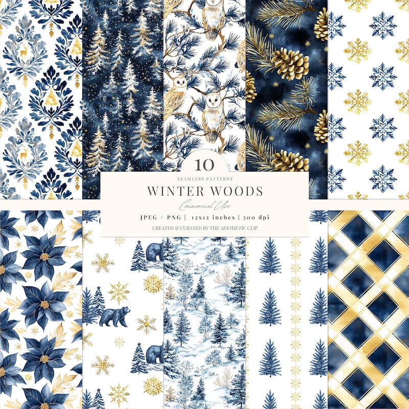 Snowy Pattern Paper Wood Snowflake Seamless - Etsy