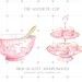 Baking Clipart Pink Baking PNG Watercolour Baking Chinoiserie Cooking ...