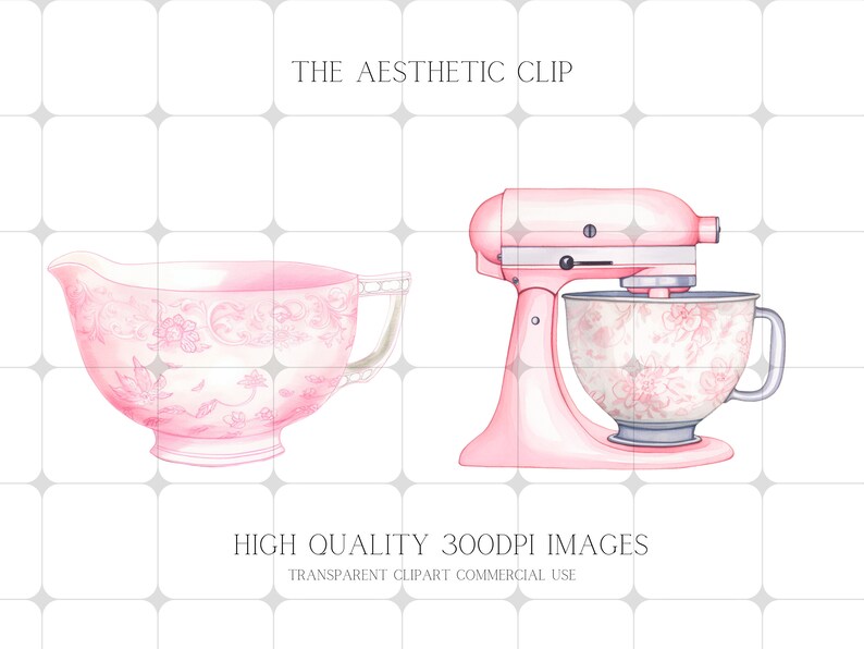 Baking Clipart Pink Baking PNG Watercolour Baking Chinoiserie Cooking ...
