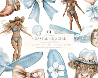 Cowgirl Clipart / Cowgirl costiera PNG / Cowgirl Bachelorette / Ultimo rodeo PNG / Ultimo brindisi sulla costa / Cowgirl sulla spiaggia / Western / 19 PNG