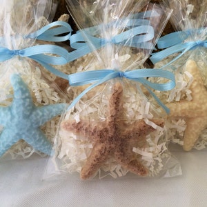 Starfish Soap Favors - Set of 10 - Beach Party Favors - Beach Wedding Favors - Beach Shower Favors - Under the Sea Party Favors