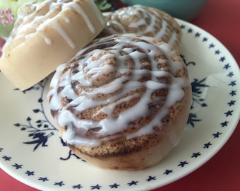 Cinnamon Bun Soap - Holiday Soap - Christmas Gift Soap - Stocking Stuffer - Bun in the Oven - Gift for her, mom, friend, coworker, wife