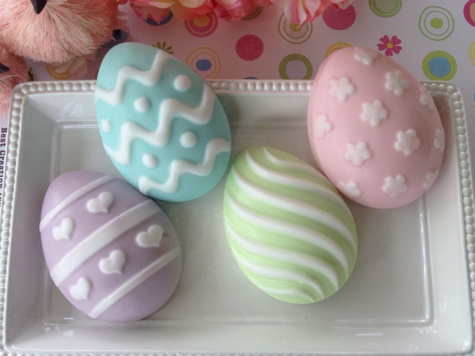 Easter Egg Soap Easter Soap Spring Soap Pastel Easter Etsy