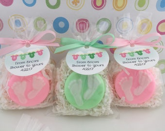 Baby Shower Soap Favors - Baby Feet Soap Favors - Shower Favors - Baby Shower Favors