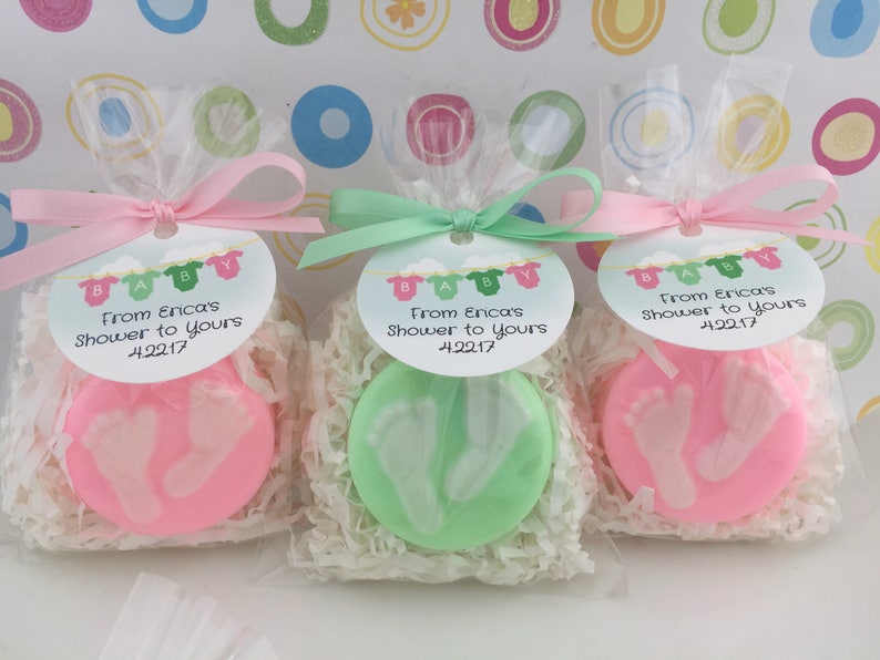 Baby Shower Soap Favors Baby Feet Soap Favors Shower Favors Baby Shower Favors image 1