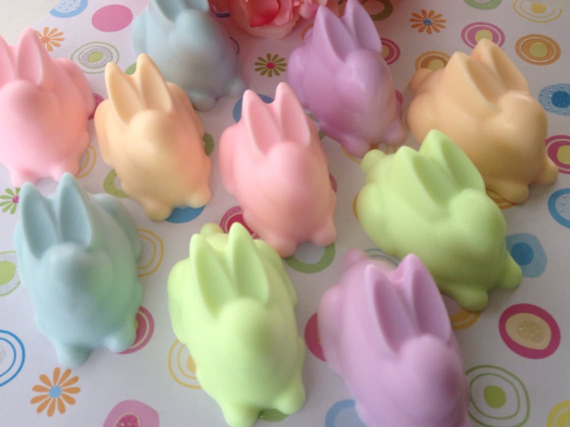 Easter Bunny Soap Easter Soap Kids Soap Easter Basket Etsy
