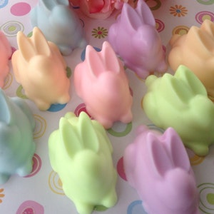 Easter Bunny Soap - Easter Soap - Kids Soap - Easter Basket Filler - Easter Gift - Bunny Favor - Pastel Soap - Spring Soap