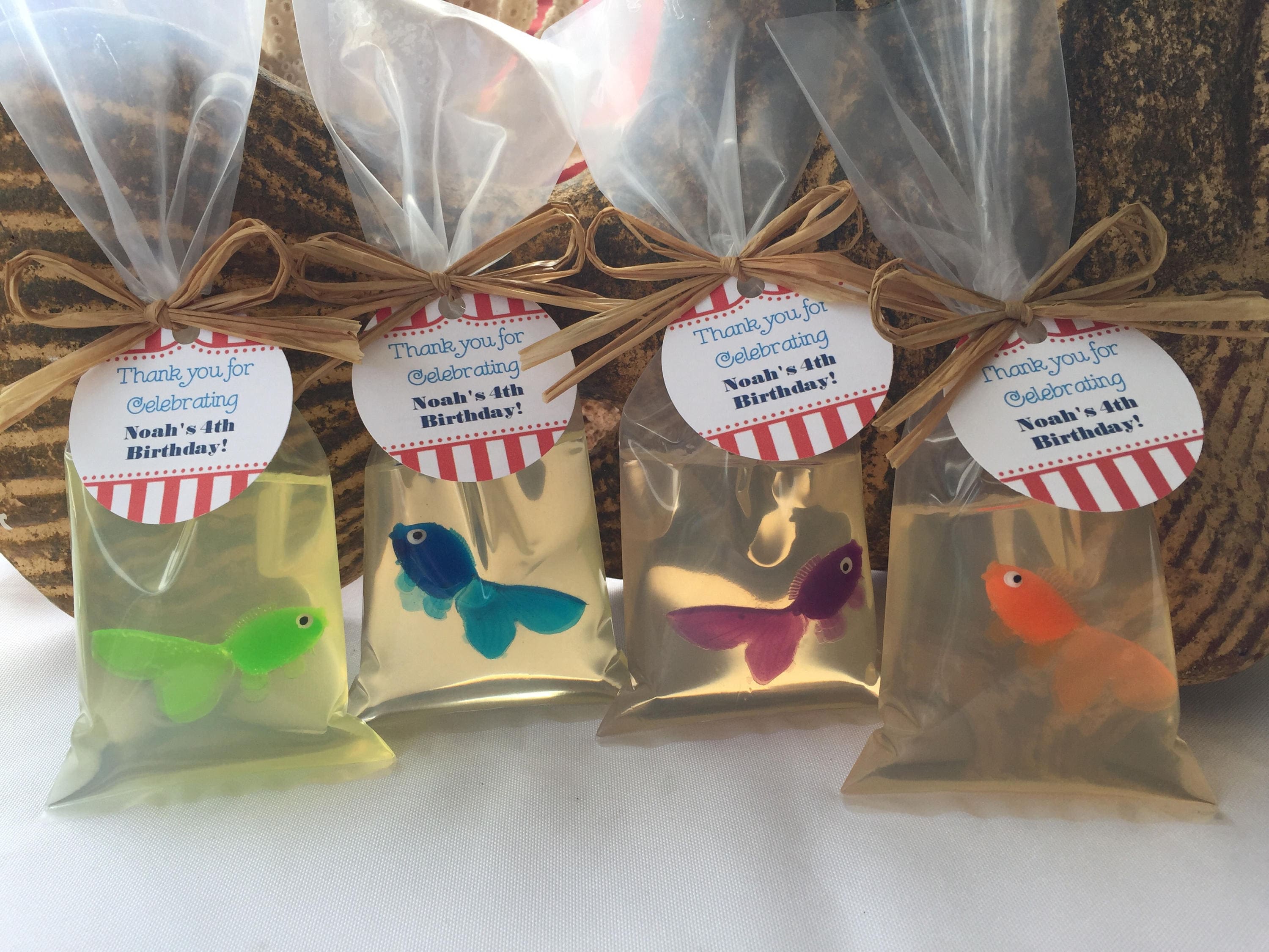 24PCS Colorful Fishing Party Favors, Fun and Reusable Fishing