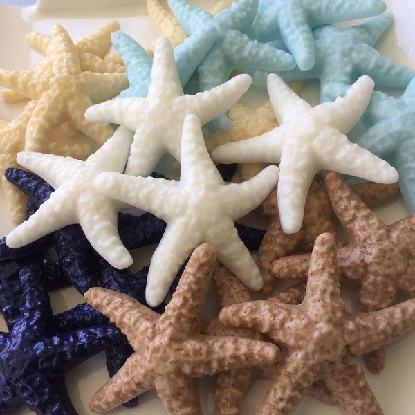 Starfish Soap Favors - Bulk Set of 25 - Beach Party Favors - Beach Wedding Favors - Beach Shower Favors - Under the Sea Party Favors