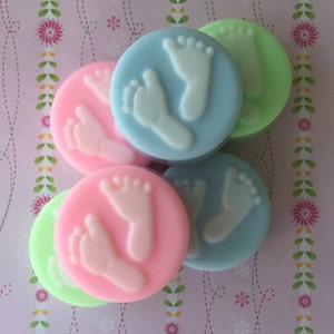 Baby Shower Soap Favors Baby Feet Soap Favors Shower Favors Baby Shower Favors image 6