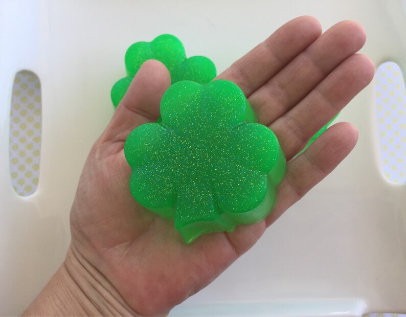 Clover Soap St Patrick's Day Soap Irish soap Celtic Soap Irish Gift St Patricks Day Gift St Patricks Day Favor Clover and Aloe image 6