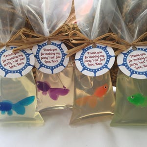 Fish Soap Favors Two Less Fish in the Sea Favors Fish in a Bag Soap Set of 10 Bridal Shower Favors Fish Shower Favors Fish Wedding image 7