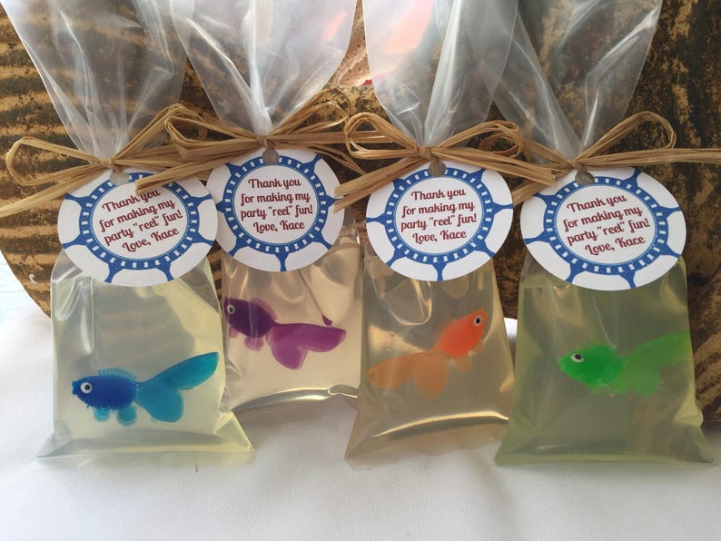 Fish Soap Favors Two Less Fish in the Sea Favors Fish in a Bag Soap Set of 10 Bridal Shower Favors Fish Shower Favors Fish Wedding image 7