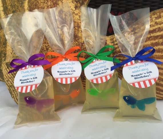 Fish Soap Fish in a Bag Soap Set of 10 Fish Party Favors Pirate