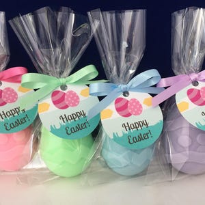 Easter Egg Soap Favors Egg Soap Set of 10 Easter Party Favors Easter Egg Favors Easter Soap Spring Soap Easter Class Favors image 1