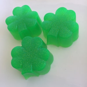 Clover Soap St Patrick's Day Soap Irish soap Celtic Soap Irish Gift St Patricks Day Gift St Patricks Day Favor Clover and Aloe image 5