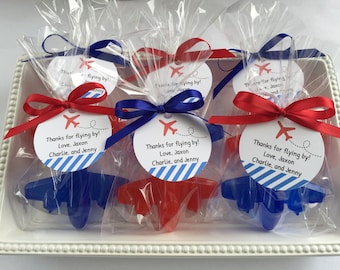 Airplane Soap Favors - Set of 10 - Plane Soap Favors - Airplane Party - Airplane Birthday Party - Airplane Baby Shower