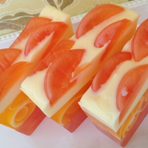 Sweet Orange Soap - Glycerin Soap - Citrus Soap - Orange Essential Oil Soap image 3