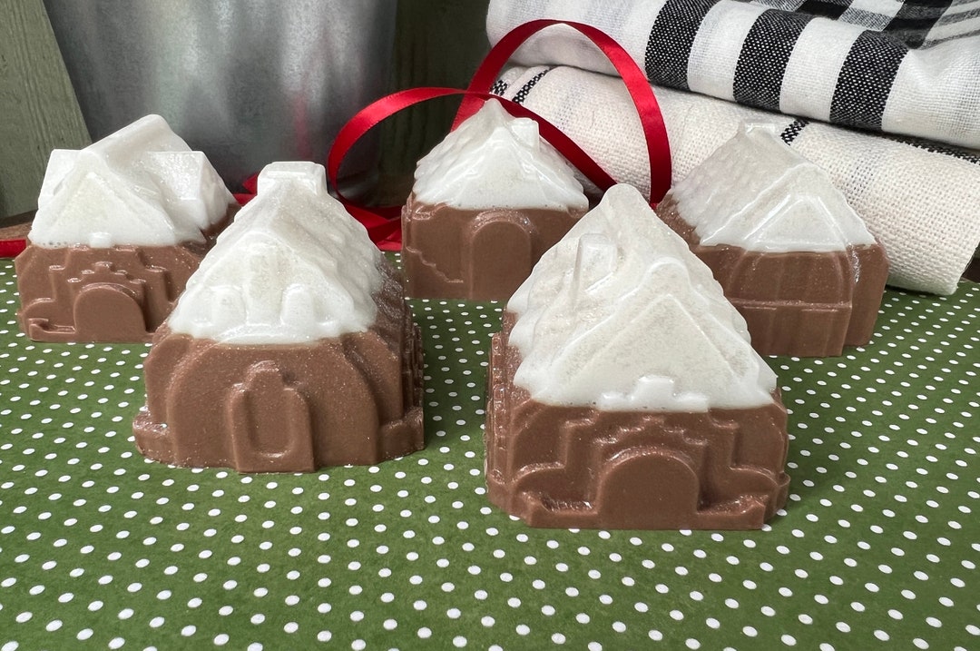 Gingerbread House Soap - Christmas Soap - Holiday Soap - Christmas Gift ...