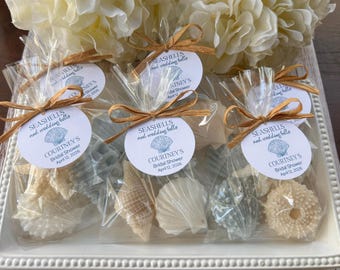 Seashell Soap Favors (Set of 10): Beach Wedding, Bridal Shower