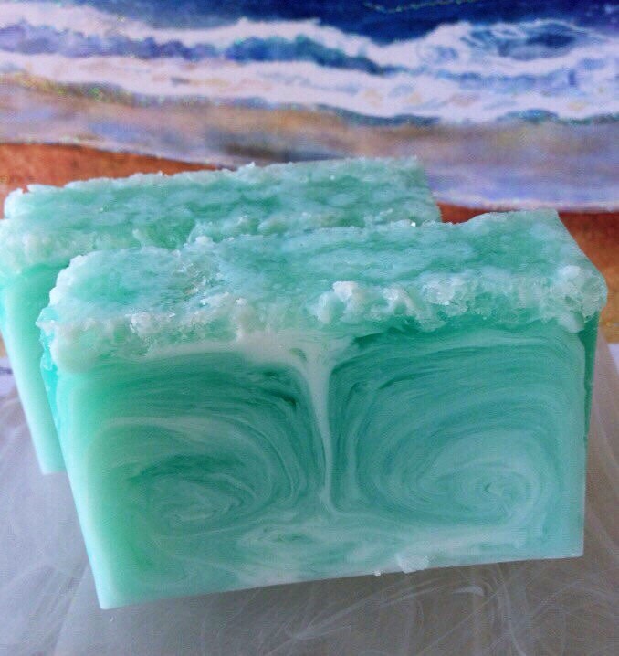 Ocean Rain Sea Salt Soap - Ocean Rain Soap - Sea Salt Soap - Ocean So…