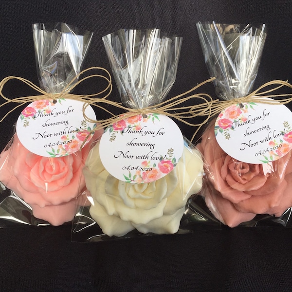 Rose Soap Favors Etsy