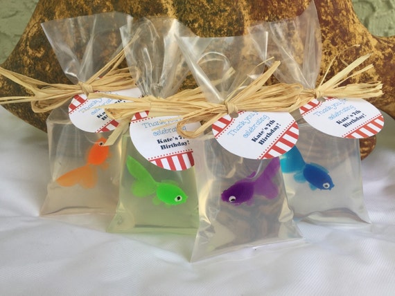 Fish Soap Fish in a Bag Soap Set of 15 Fish Party Favors Pirate