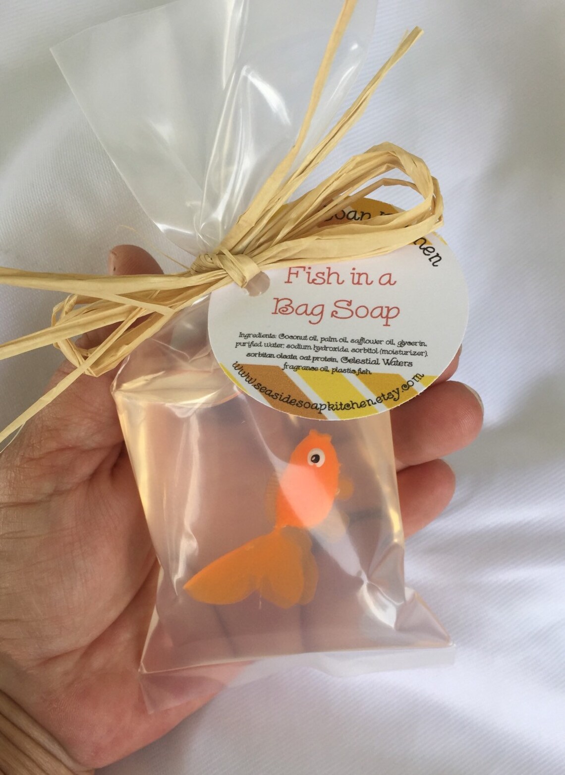 Fish in a Bag Soap Fish Soap Custom Scent Fish Soap Etsy