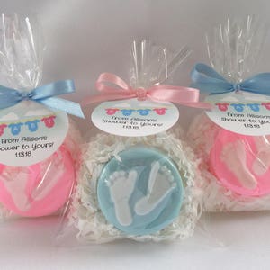 Baby Shower Soap Favors Baby Feet Soap Favors Shower Favors Baby Shower Favors image 2