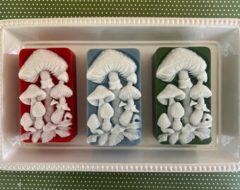 Mushroom Soap - Handmade Soap - Artisan Soap - Gift Soap - Cottage Core Gift - Mushroom Gift - Forest Gift - Soap Favor - Mushroom Decor